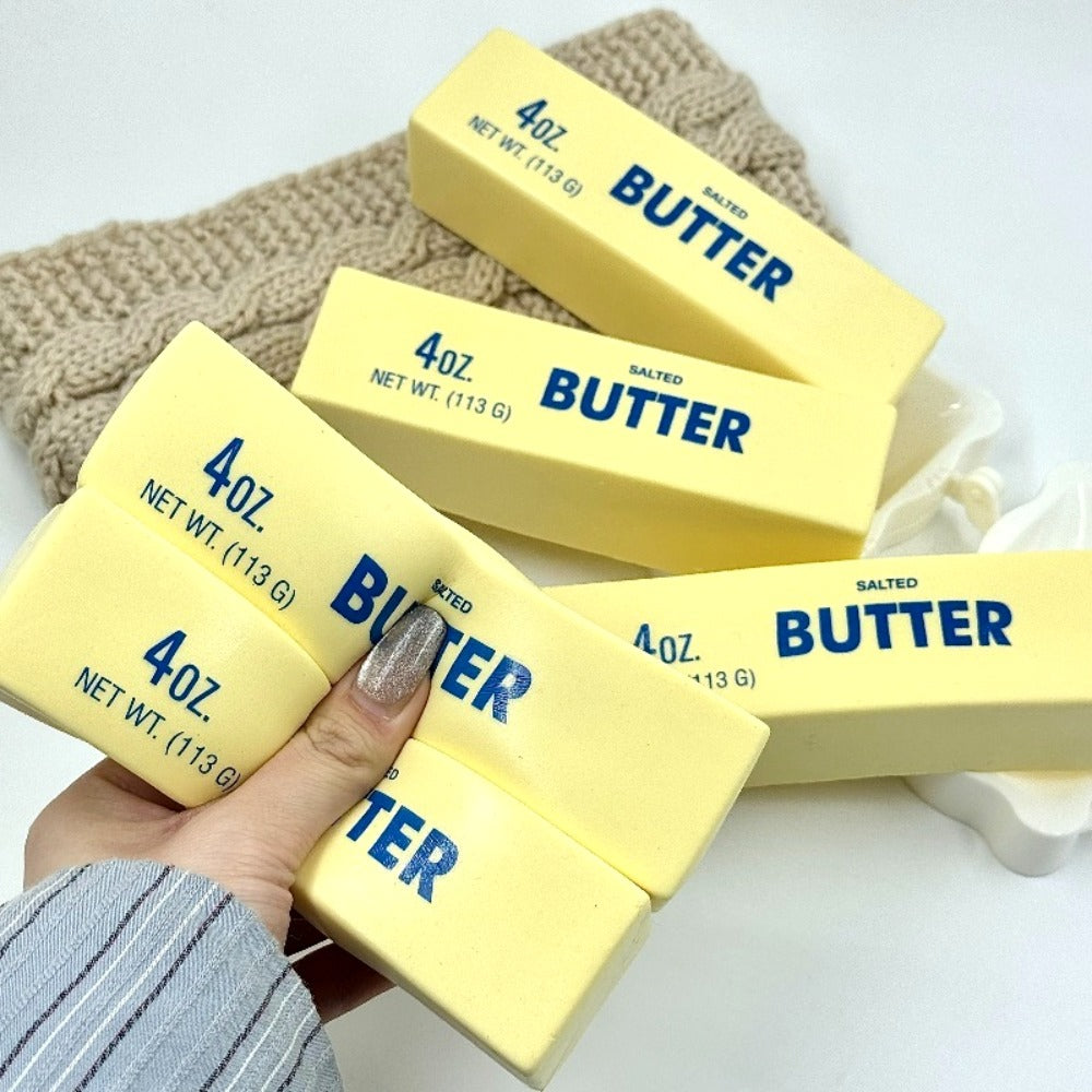 Squishy Bread and Butter Squeeze Toy Set 2pcs, Slow Rising Custard Bread Squishies with Creamy Scent — image 8