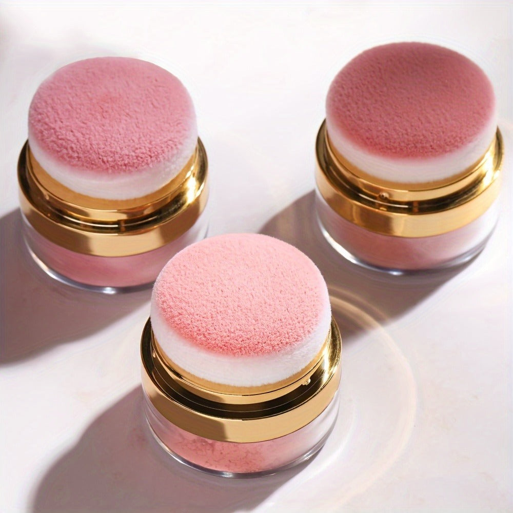 Powder Blush Set 3 Colors with Pearl Powder Rose Oil & Squalane Formula, for Makeup, Travel and Everyday Vanity Use — image 5