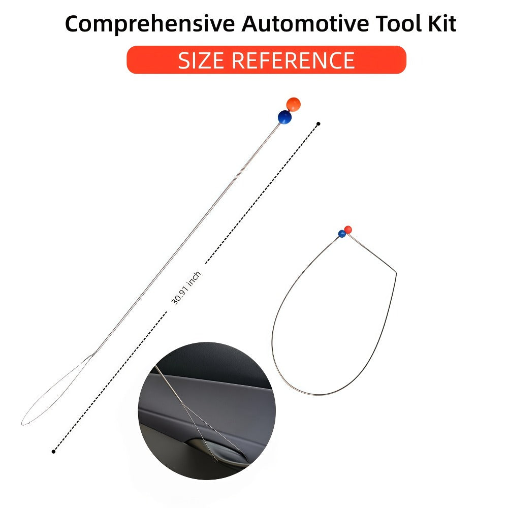 Air Wedge Pump Car Door Unlock Kit – Emergency Lockout Tool Set with Long Reach Grabber & Window Opening Gripper — image 6