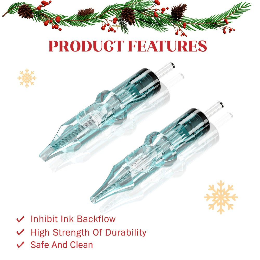 Tattoo Cartridge Needles with Neebol Label, 20-Piece #12 RL RM Mix or 50-Piece #12 RL Pack — image 7