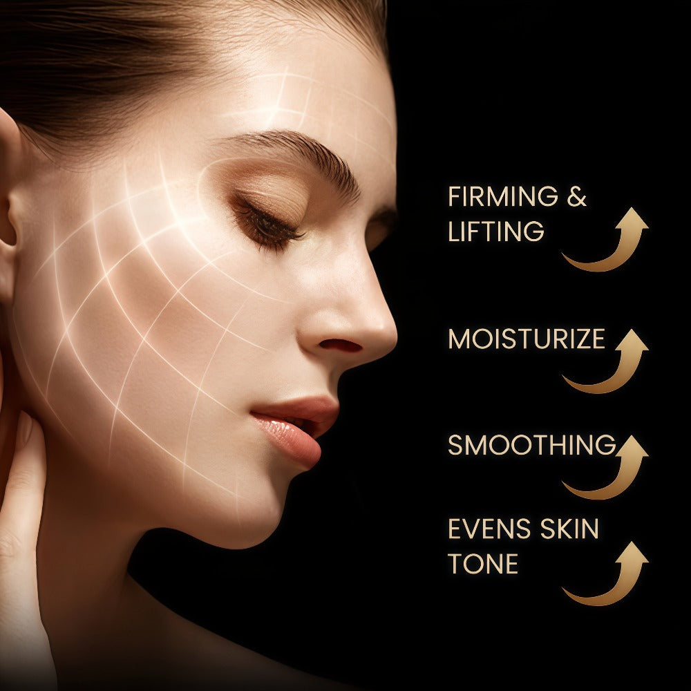 Retinol Face Cream with Hyaluronic Acid for Women Lifting Neck Cream Smooths Wrinkles Fine Lines Day Night Dry Skin Care 50g 