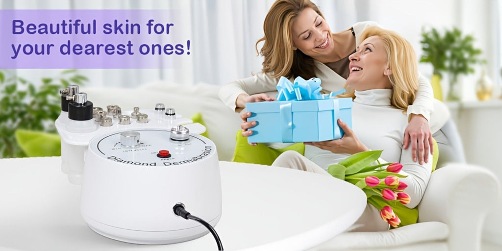 Microdermabrasion Machine Professional 3-in-1 Dermabrasion Vacuum Spray Facial Device for Bath Time, Home Spa and Personal Ca