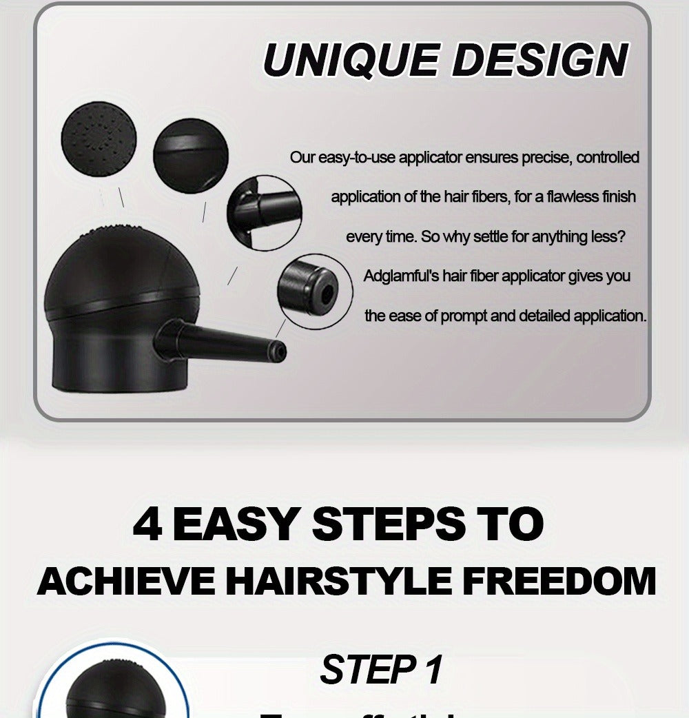 Hair Volumizing Fibers 2-in-1 Kit 30g x 2pcs - Instant Volume for Thinning & Sparse Hair, Fills Part Lines & Hairlines — imag
