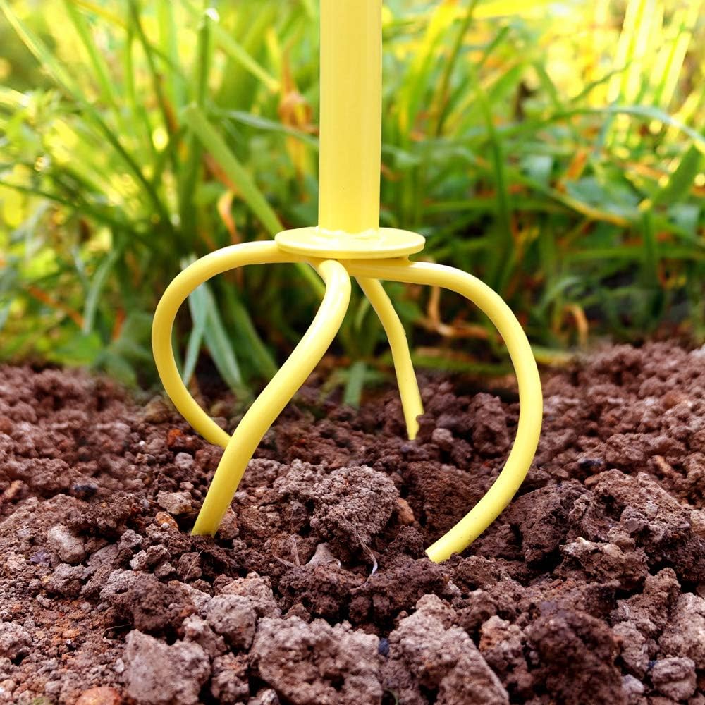 Garden Claw Twist Tiller Manual Steel Cultivator & Soil Loosener, Hand Tiller Lawn Aerator for Garden Bed, Plant Box — image 