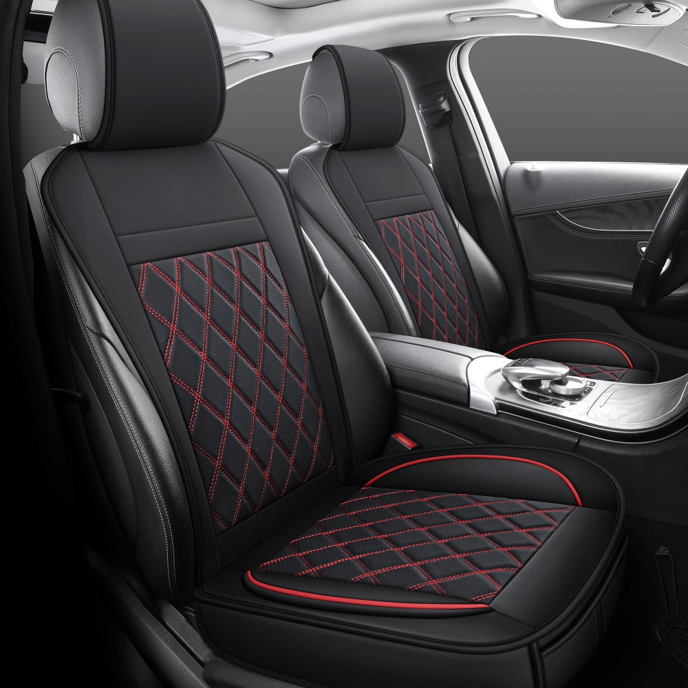 Car Seat Covers Front Pair with Full-Surround High-Back Design and Fifteen Color or Pattern Options — image 6