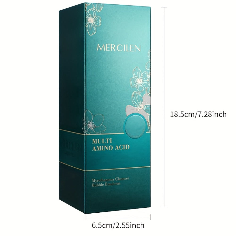 Amino Acid Bubble Facial Cleanser with Rose Water 100g, Deep Cleansing Gentle Mousse Face Wash — image 5