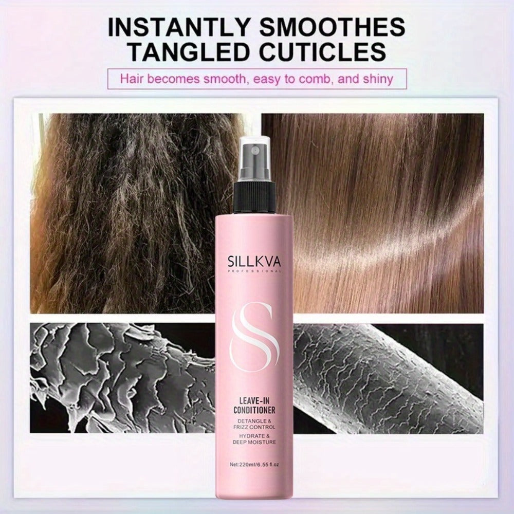 Wig Conditioner Spray with Argan Oil & Vitamin E Leave-In - Sillkva Care for Synthetic & Human Hair Wigs — image 2