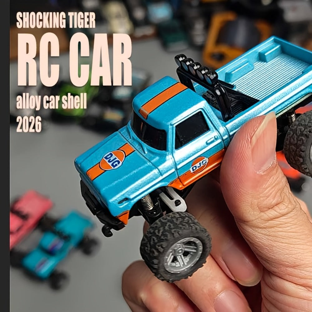Mini Remote Control Pickup Truck with Detachable Trailer, Five Color Options and Spring Suspension — image 1