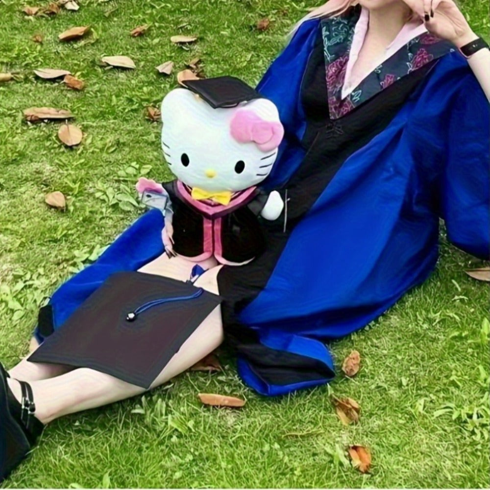 Hello Kitty Graduation Cap and Gown Set, Officially Licensed Sanrio Doctoral Cap & Bachelor Gown — image 7