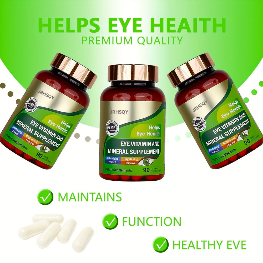 Lutein & Zeaxanthin Eye Vitamins Supplement with Zinc, Vitamin C & E, Advanced Vision & Macular Health — image 3