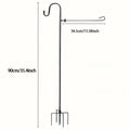 Garden Flag Holder | Heavy Duty Shepherd Hook Adjustable Rust Resistant — image 3
