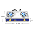 Tabletop Propane Stove VIVICREATE 4000 BTU, Portable Outdoor Cooking Stove with 4/2/1 Adjustable Settings — image 3