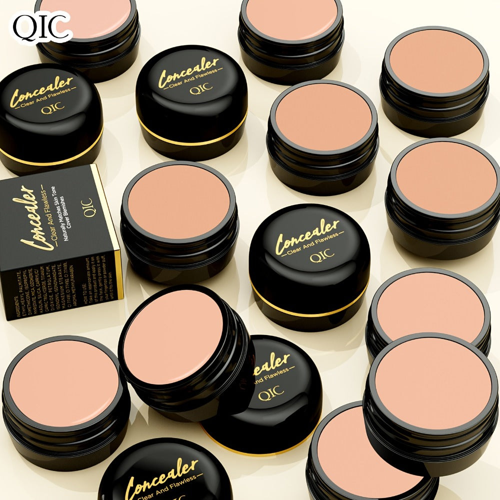 Concealer Cream Set 2pcs Full Coverage – Waterproof Matte Finish, Plant-Based Squalane, Buildable Coverage for Dark Spots — i