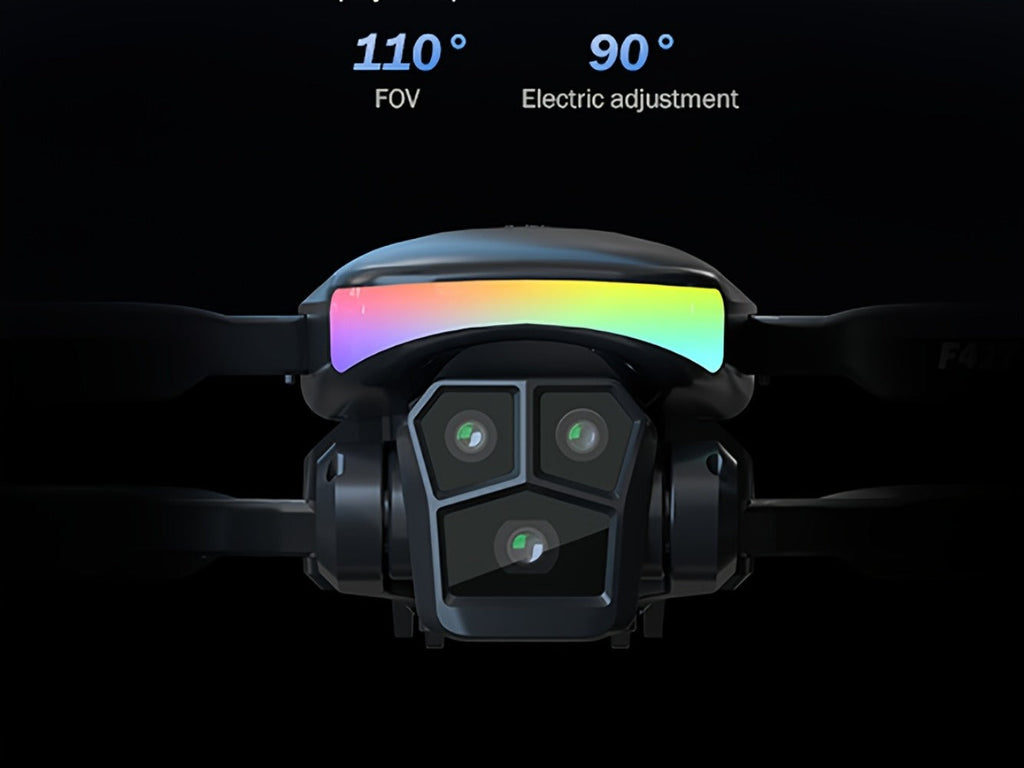 LCD Screen Drone Dual Cameras Brushless Motor Foldable RC Quadcopter with the Listed Color, Size or Set Options for Everyday 