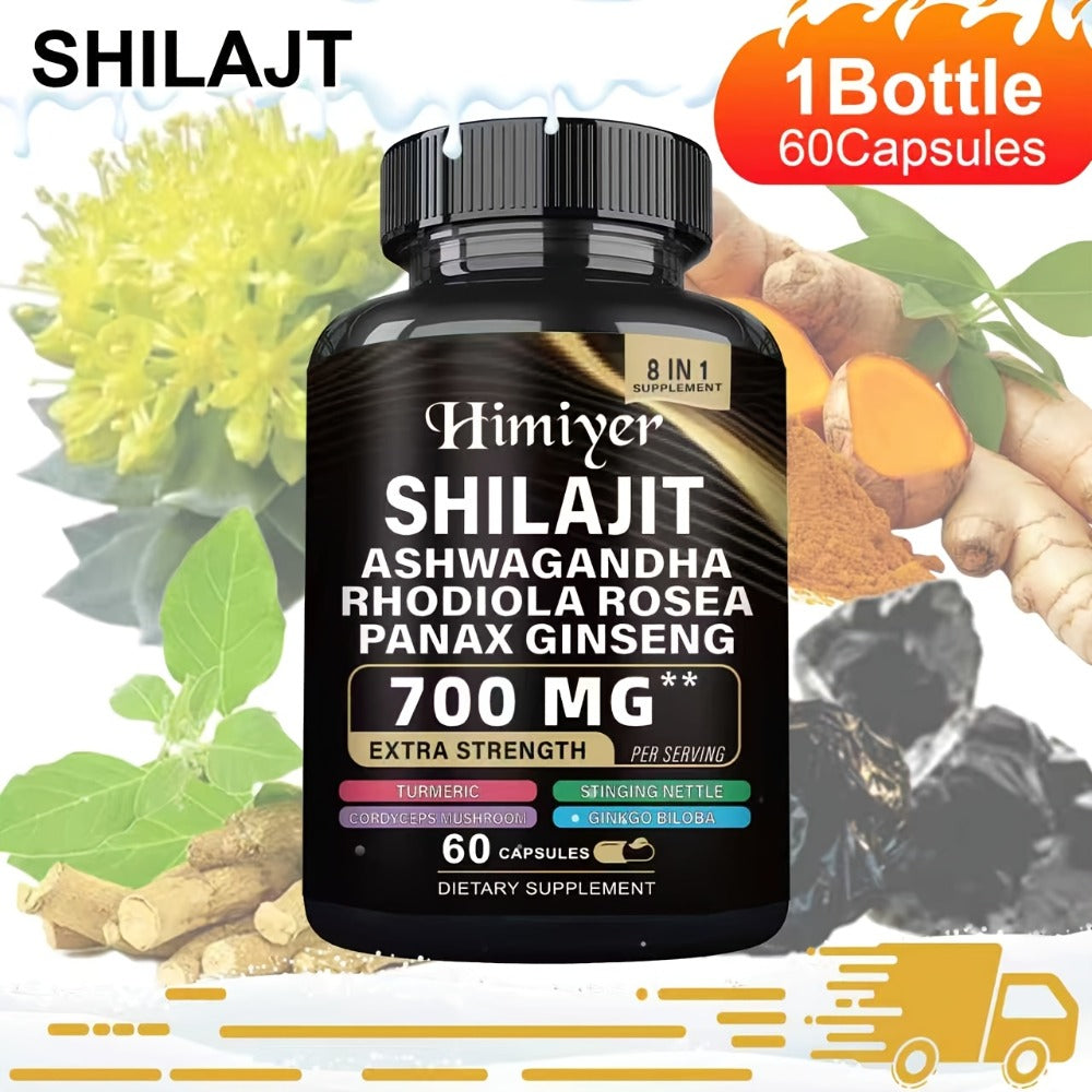 Sea Moss and Shilajit Capsule Supplements in 60-Count Bottles with One- to Six-Bottle Options — image 7