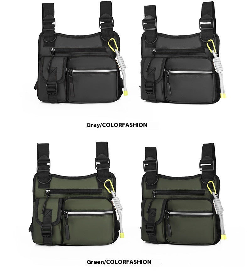 Workwear Functional Vest Chest Bag Reflective