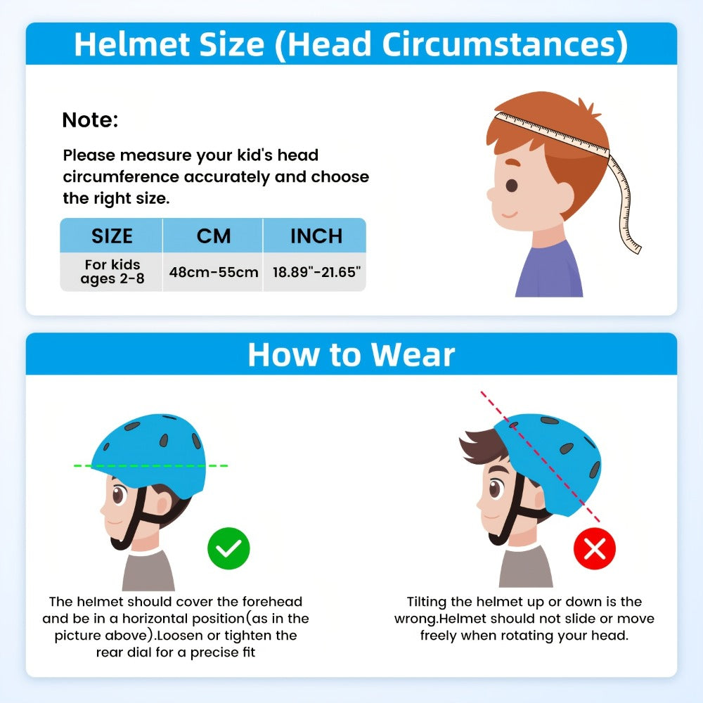 Kids Bike Helmet Adjustable XXS Toddler, ABS+EPS Unisex Sports Helmet with Removable Liner, 11 Vents — image 2