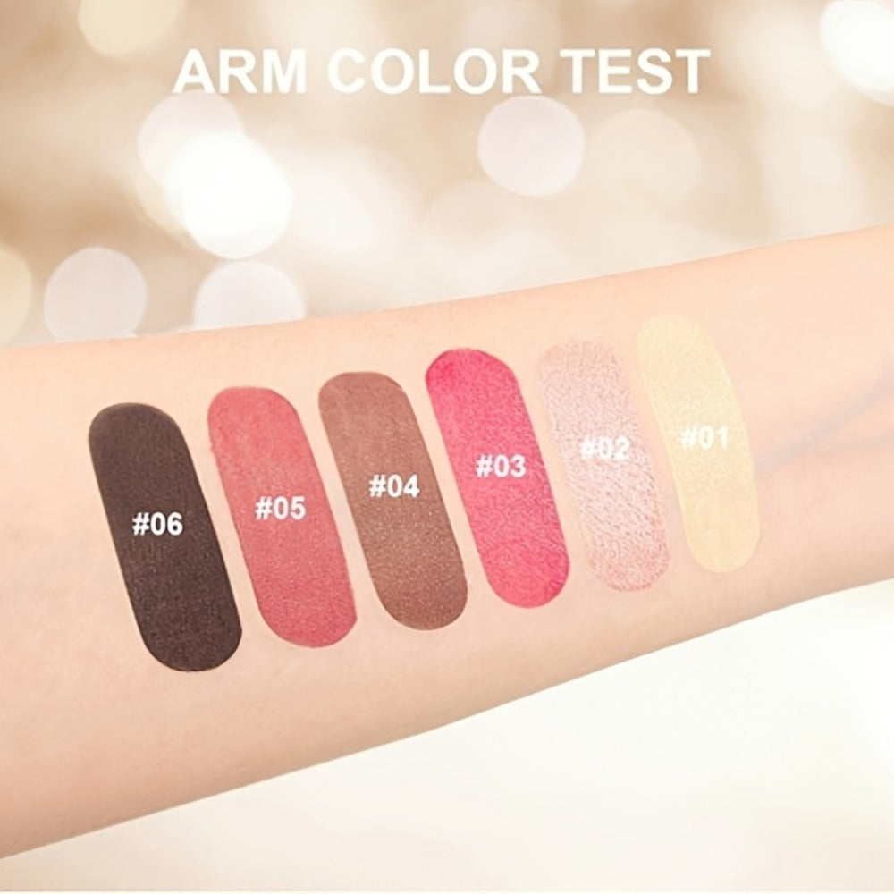 Blush Stick Makeup Set 6 Piece, 3-in-1 Waterproof Blush Eyeshadow Touch-Up Sticks, All-Day Glossy Shimmer — image 9