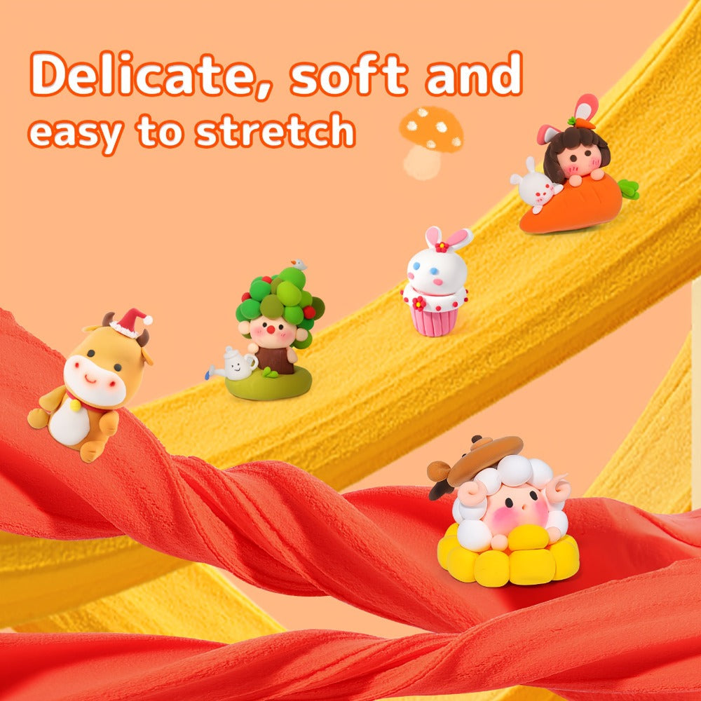 Air Dry Clay Set for Kids 120/150 Pieces, 36 Metallic Colors Ultra Light with the Listed Color, Size or Set Options for Every