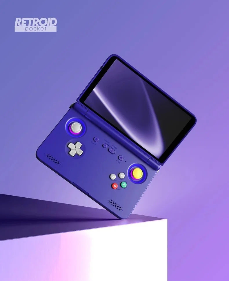 New Retroid Pocket Flip2 SD865 Version 55-inch OLED Flip Android Handheld Game Console