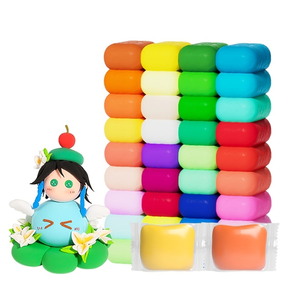 Air Dry Clay Set for Kids 120/150 Pieces, 36 Metallic Colors Ultra Light with the Listed Color, Size or Set Options for Every