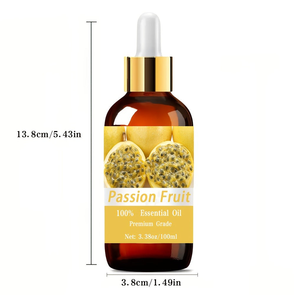 Essential Oil Passion Fruit Tropical Fruity Aroma in 100ml Bottle for Aromatherapy, Massage and Meditation — image 5
