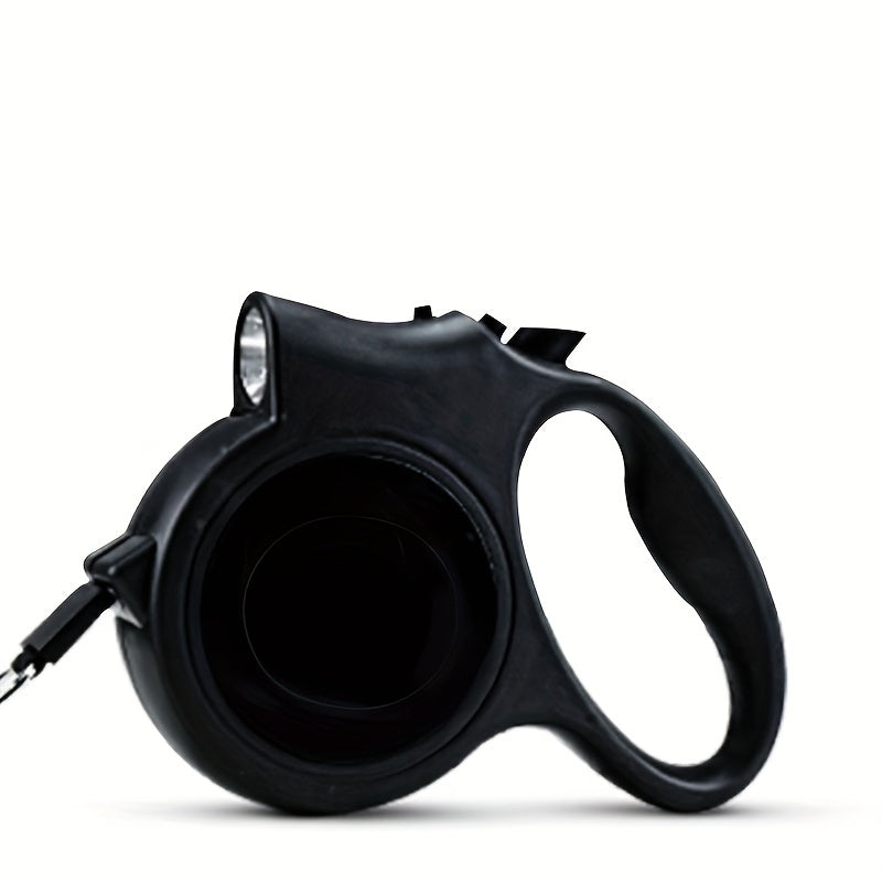 Retractable Dog Leash with 16-Foot Tape and Five Red, Black or Pink Light and No-Light Configurations — image 17