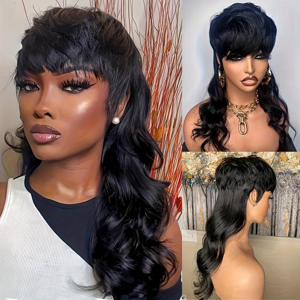 Synthetic Wig Long Deep-Wave Curls, 150% Density with Rose Net Cap in 22- or 24-Inch Lengths — image 2
