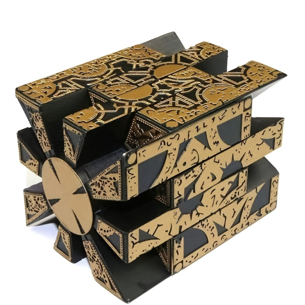 Lament Configuration Puzzle Box Cube, Functional Detachable Deformation Lock Box with Display Base — image 7