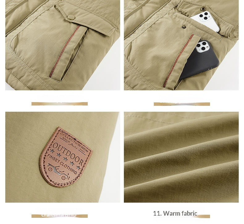 New Autumnwinter Mens Insulated Tactical Jacket