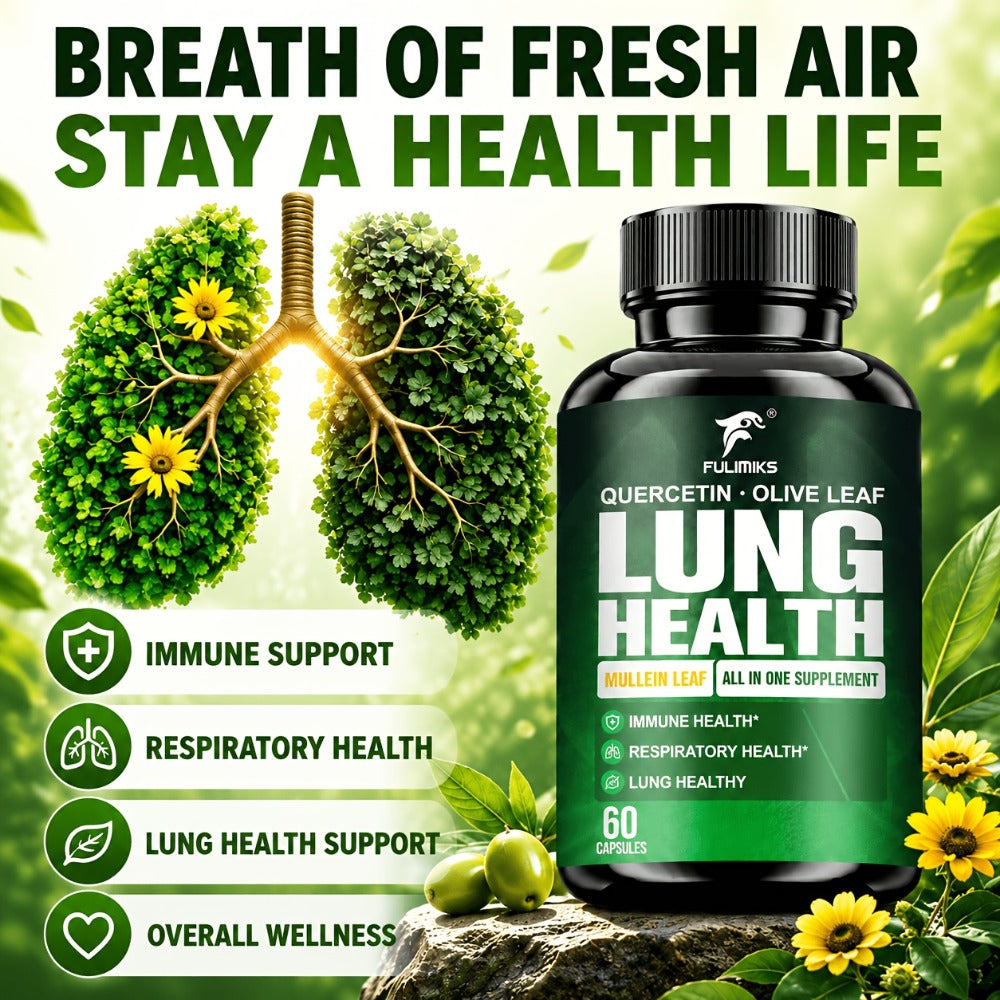 Herbal Supplement with FULIMIKS Label, Mullein Leaf Quercetin and Olive Leaf Capsules, 60 Count — image 8