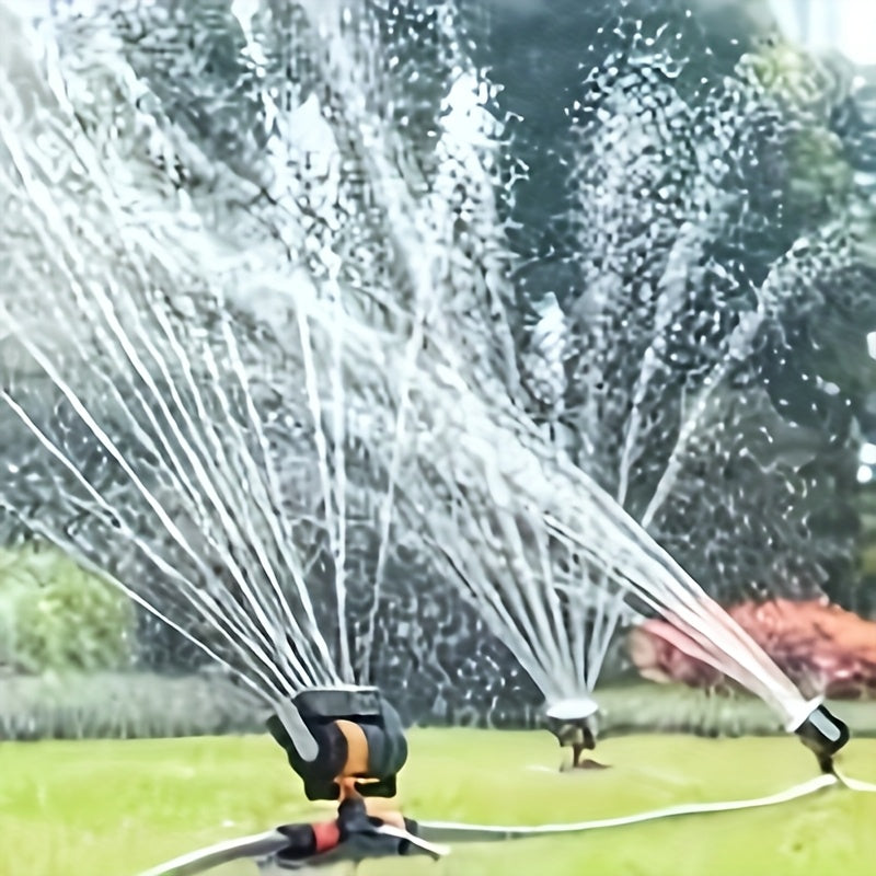 360° Rotating Garden Sprinkler Tower Head – Adjustable Swing Coverage, Lawn & Flower Bed Irrigation, Easy Install — image 1