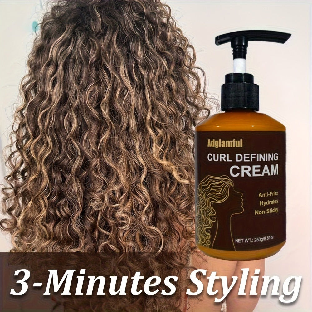 Pump-Bottle Curl Defining Cream with Leave-In Application for Wavy, Curly and Coily Hair Types — image 2