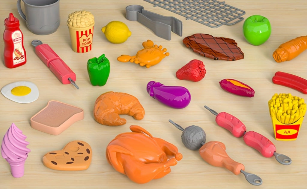 Pretend Play Kitchen Playset with Lights & Sounds, Interactive Toy Kitchen Accessories for Toddlers Ages 3+ — image 15