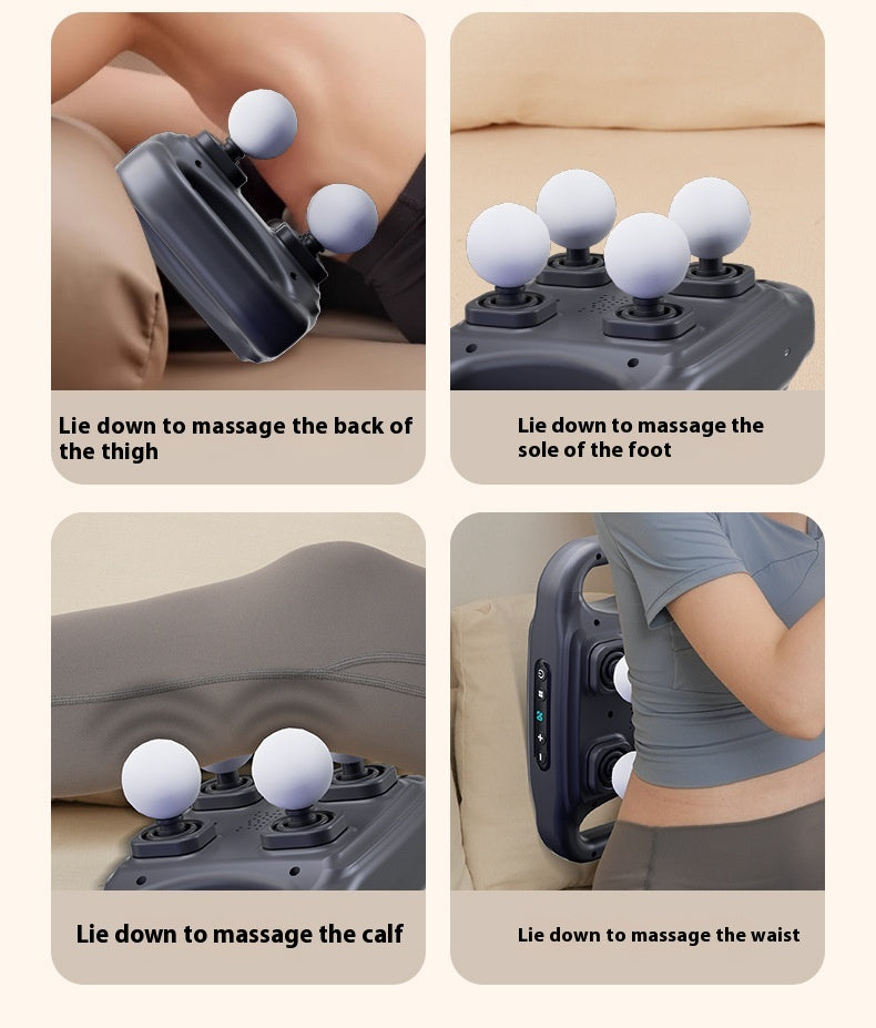 Rechargeable High-power Four-head Massager