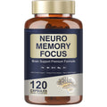 Memory Focus Brain Supplement 120 Capsules, Advanced Nootropic Formula with Ginkgo Biloba, Bacopa Monnieri — image 10