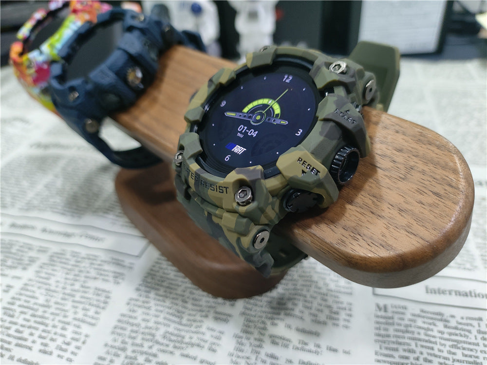 Outdoor Smartwatch With Bluetooth Calling Compass Flashlight And Sports Features