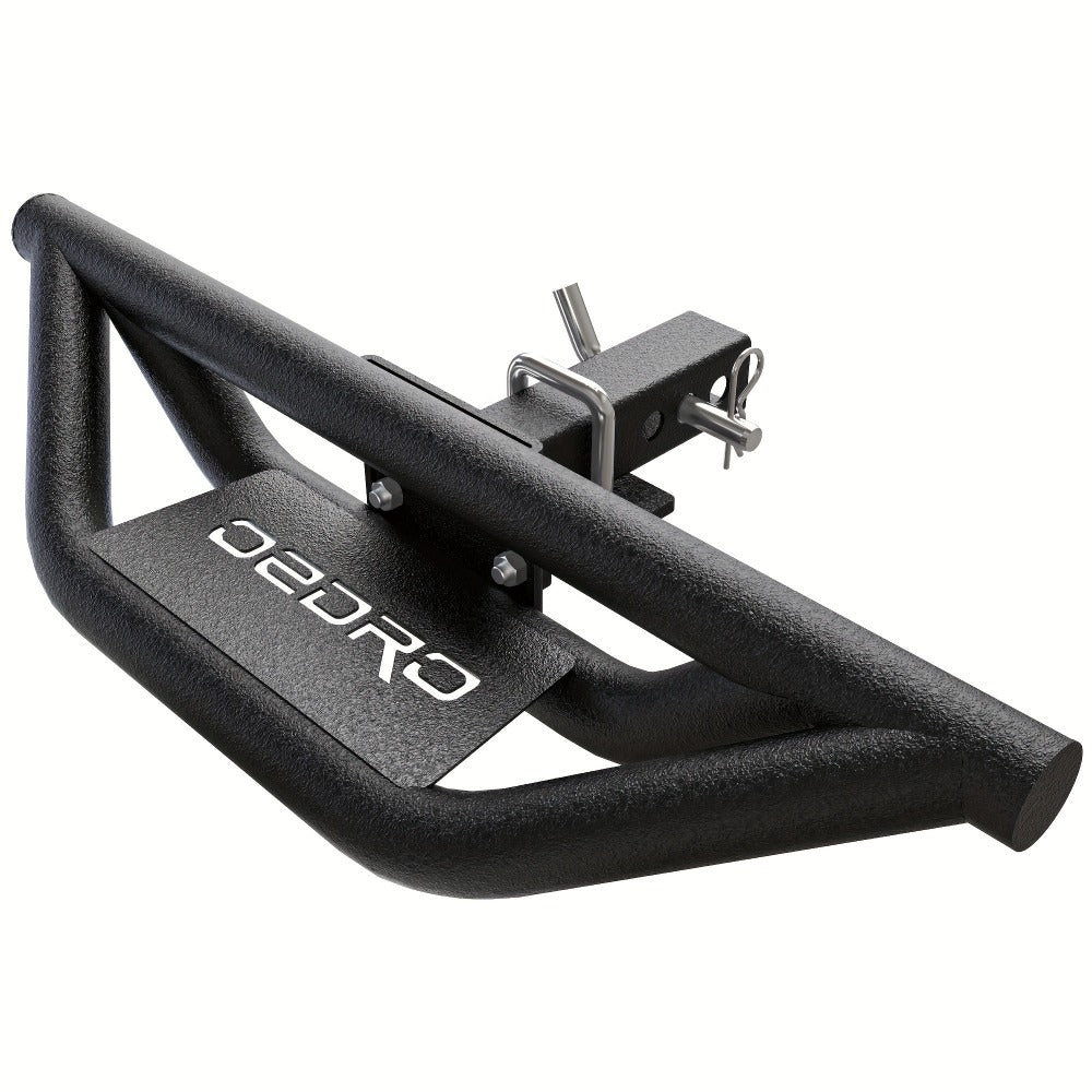 Hitch Step Bar for 2-Inch Trailer Hitch Receiver – Non-Slip Rust-Resistant Rear Bumper Guard, No-Drill Plug-In Install — imag