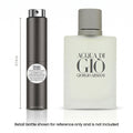 Acqua Di Gio EDT Travel Spray for Men 5ml Portable Atomizer Aquatic Fresh Cologne Bergamot for Bath Time, Home Spa and Person