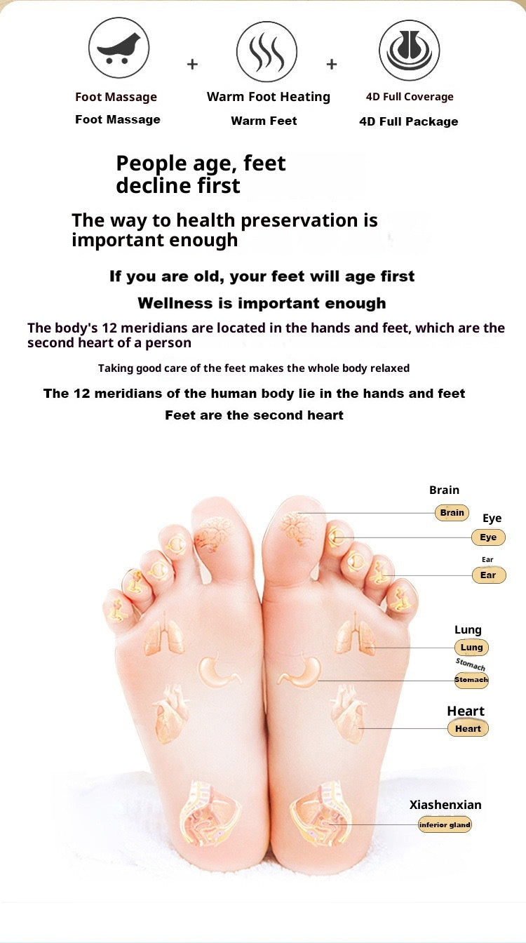Fully Wrapped Foot Massager Heated Foot Massage Machine