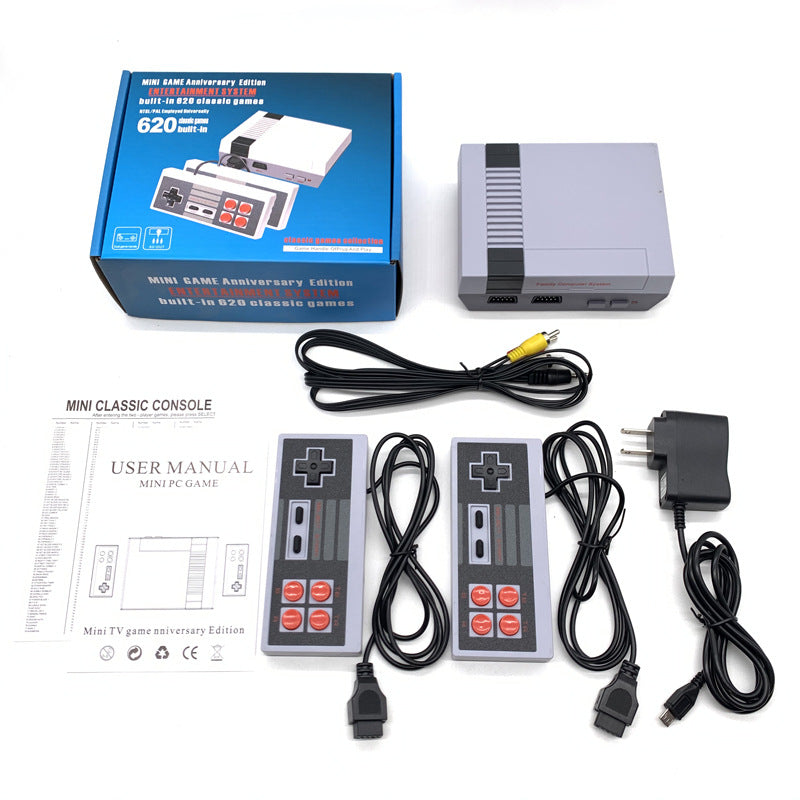 NES Game Console 8-bit Nostalgic 80 S Retro FC NES 620 TV Mini Game Host