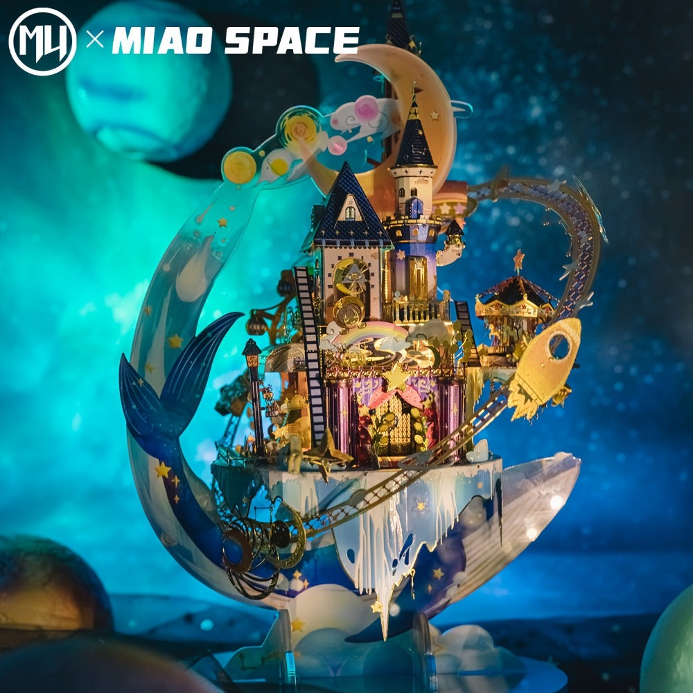 3D Metal Model Kit MU Star Playground, Handcrafted Garden Scene DIY Puzzle for Teens & Adults Ages 14+ — image 2