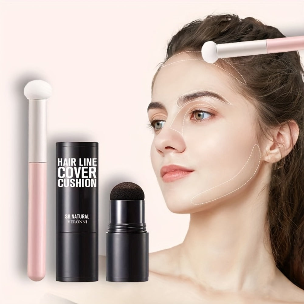 Root Touch Up Powder Stick with Brush – Instant Hair Root Concealer & Eyebrow Filler | Concentrated Paste Formula for Targete
