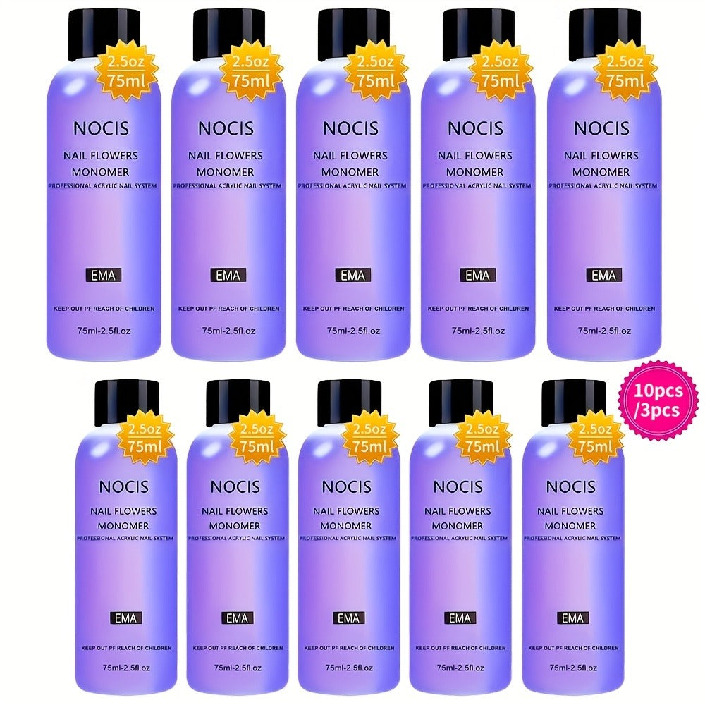 Odorless Acrylic Liquid Monomer Bulk Pack for Home and Salon Manicures, with the Listed Configuration — image 1