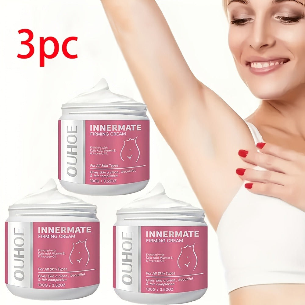 Skin Brightening Cream 3 Pack Dark Spot Corrector Face Body Whitening Lotion – Gentle Moisturizing Formula for Face Neck Unde