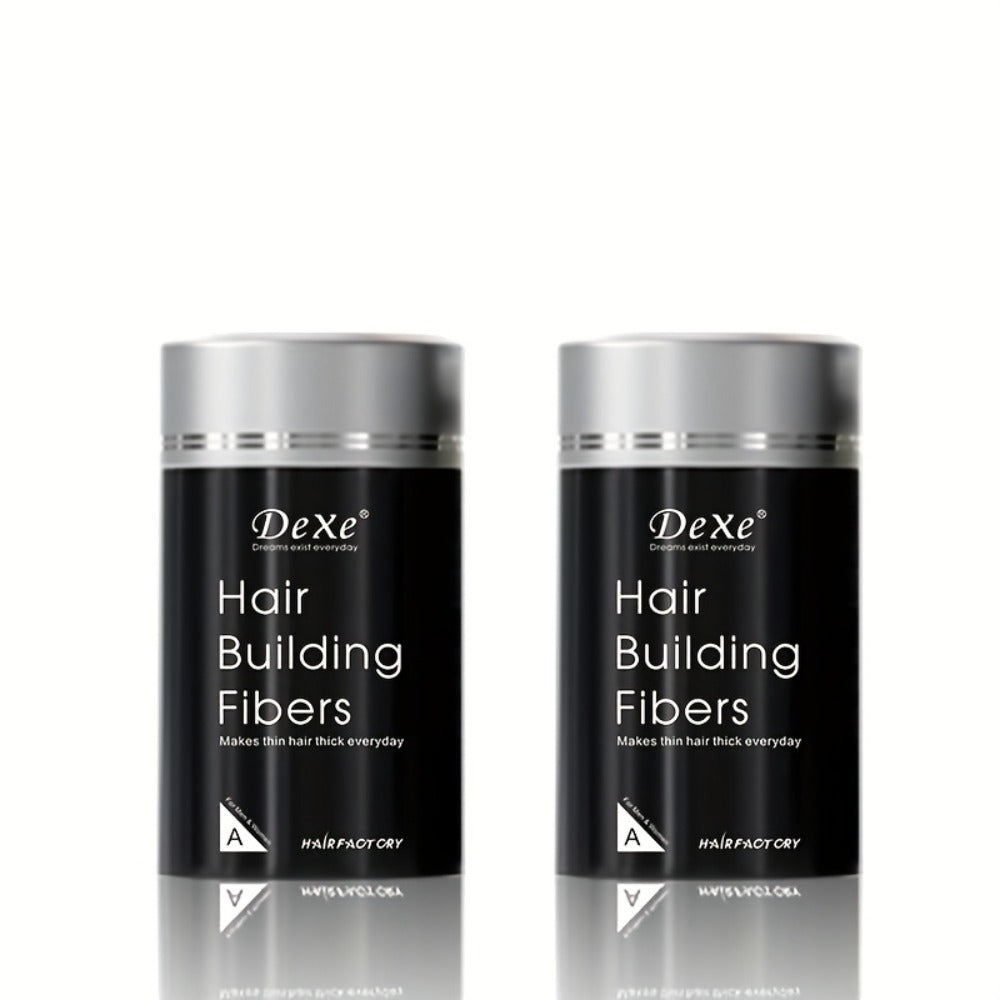 DeXe Hair Fiber Powder 2pcs x 22g, Natural Fine Thickening Fibers for Thinning Hair & Bald Spot Coverage — image 16