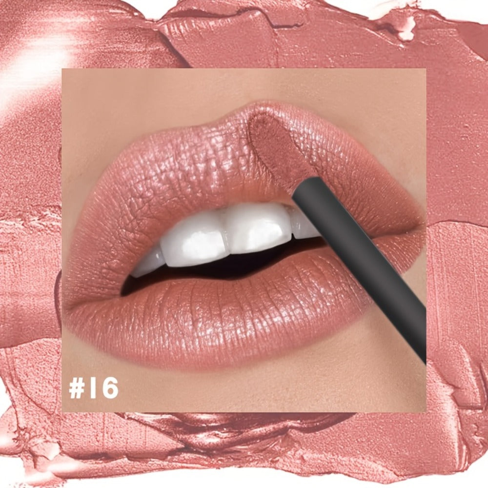Metallic Shimmer Lip Gloss with Wand Applicator and Eleven Numbered Shade Options from 13 to 24 — image 12