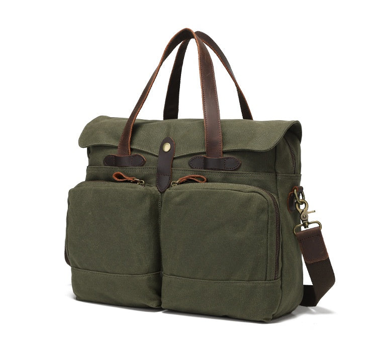 Portable Briefcase Men's One-shoulder Crossbody Outdoor Travel