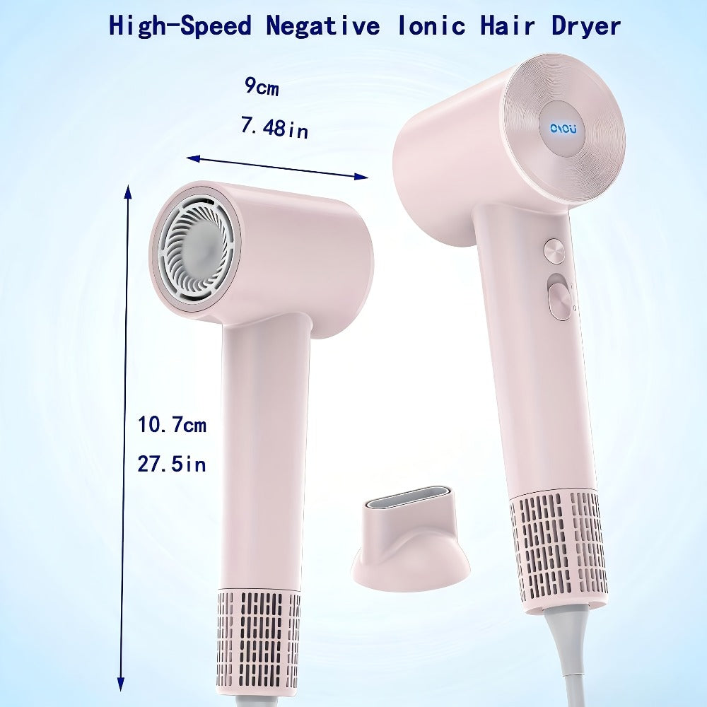 Compact Hair Dryer with 110, 000 RPM Motor-Speed Marking, Six Color Options and Concentrator-Style Nozzle — image 5
