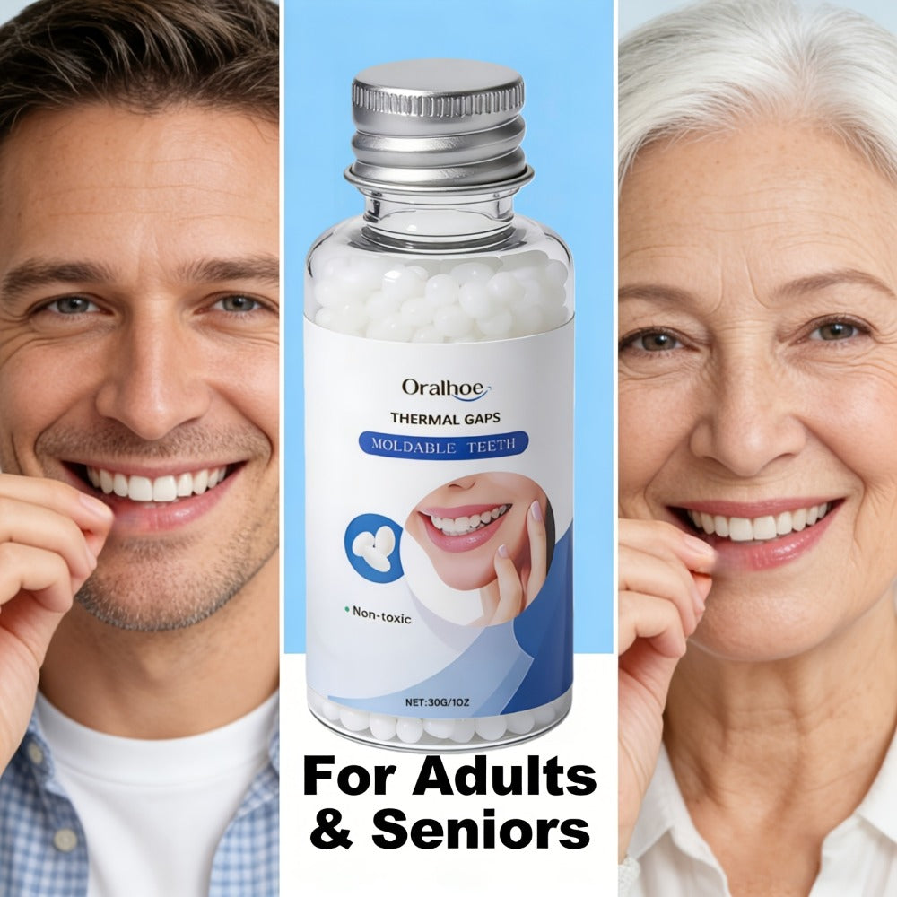 Temporary False Tooth Kit DIY Cosmetic Dental Moldable Thermoplastic Realistic Fit for Missing Broken — image 4